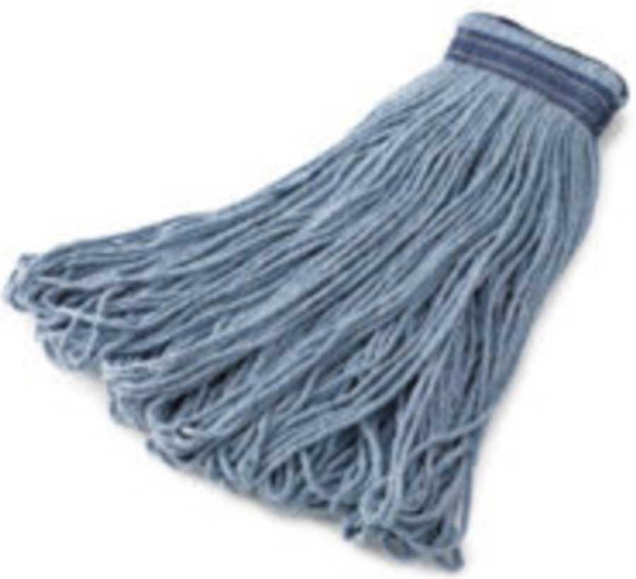 Rubbermaid White All Purpose Large Cotton Wet Mop with Universal Headband, 2.8 x 6.5 x 21.1 inch