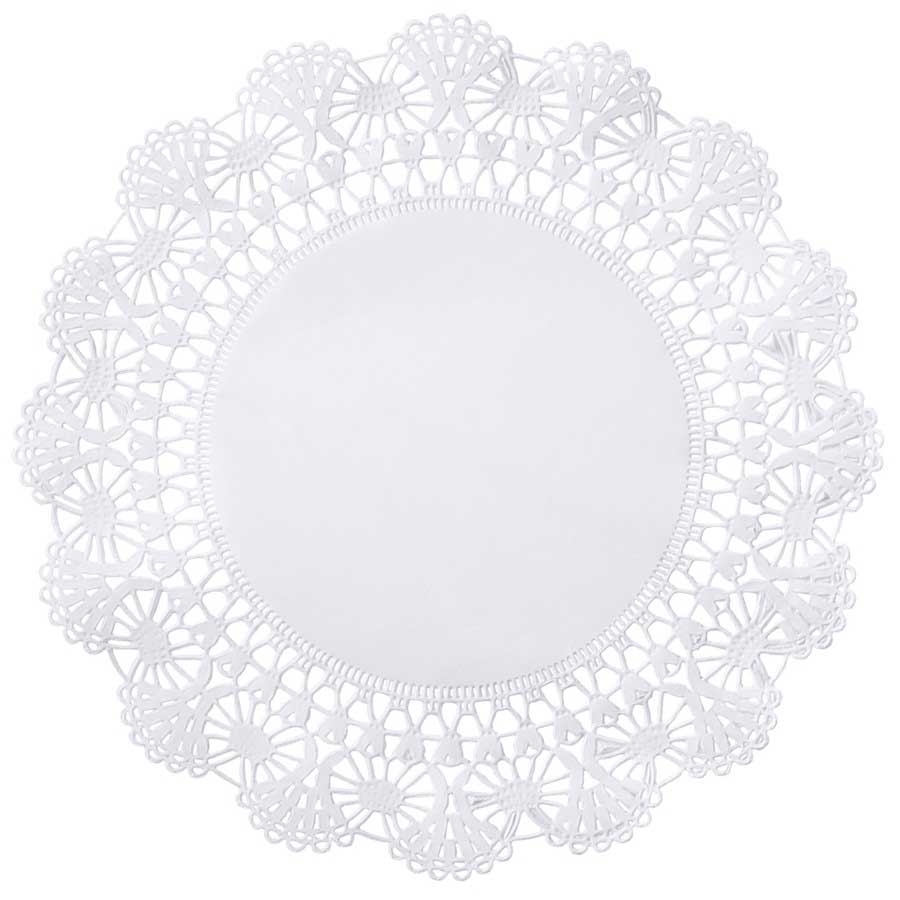 Hoffmaster White Kosher Certified Cambridge Lace Doilie, 5 inch -- 1000 per case