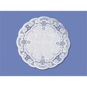 Hoffmaster White Paper Round French Lace Doily, 5 inch -- 10000 per case