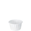 Solo White Treated Paper Souffle Cup, 1.25 Ounce -- 5000 per case.