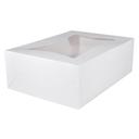 Southern Champion Tray White Solid Bleached Sulfate Plain Lock Corner Window Box, 19 x 14 x 6.5 inch -- 50 per case