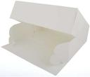 Southern Champion Tray White Solid Bleached Sulfate Paperboard Rectangular Window Bakery Box, 14 x 10 x 4 inch -- 100 per case