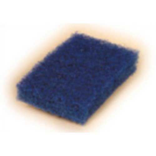 Acs Industries Blue Poly Blend Pot Scrubber, 6 X 3.5 Inch -- 20 Per Case
