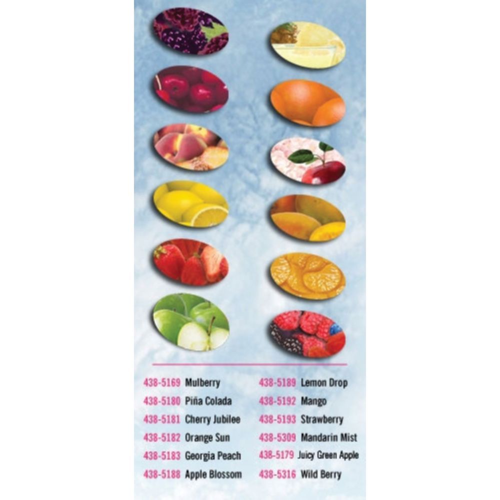 Sprayon Sprayscents All Fruit Assortment Metered Air Freshener, 7 Ounce -- 12 Per Case