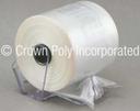 Crown Poly HMW-HDPE 6 Micron Clear Green Self Open Mini Roll Bag, 15 x 20 inch -- 3600 per case