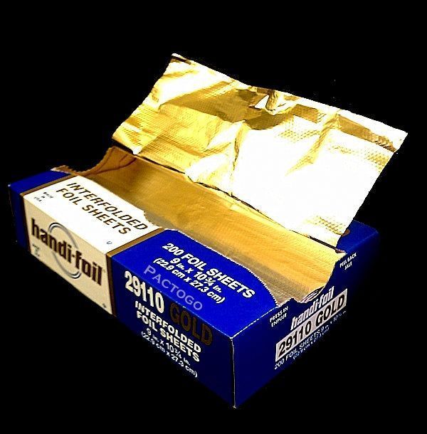 Handi-foil Gold Foil Pop-up Sheets, 9 X 10.75 Inch -- 2400 Per Case
