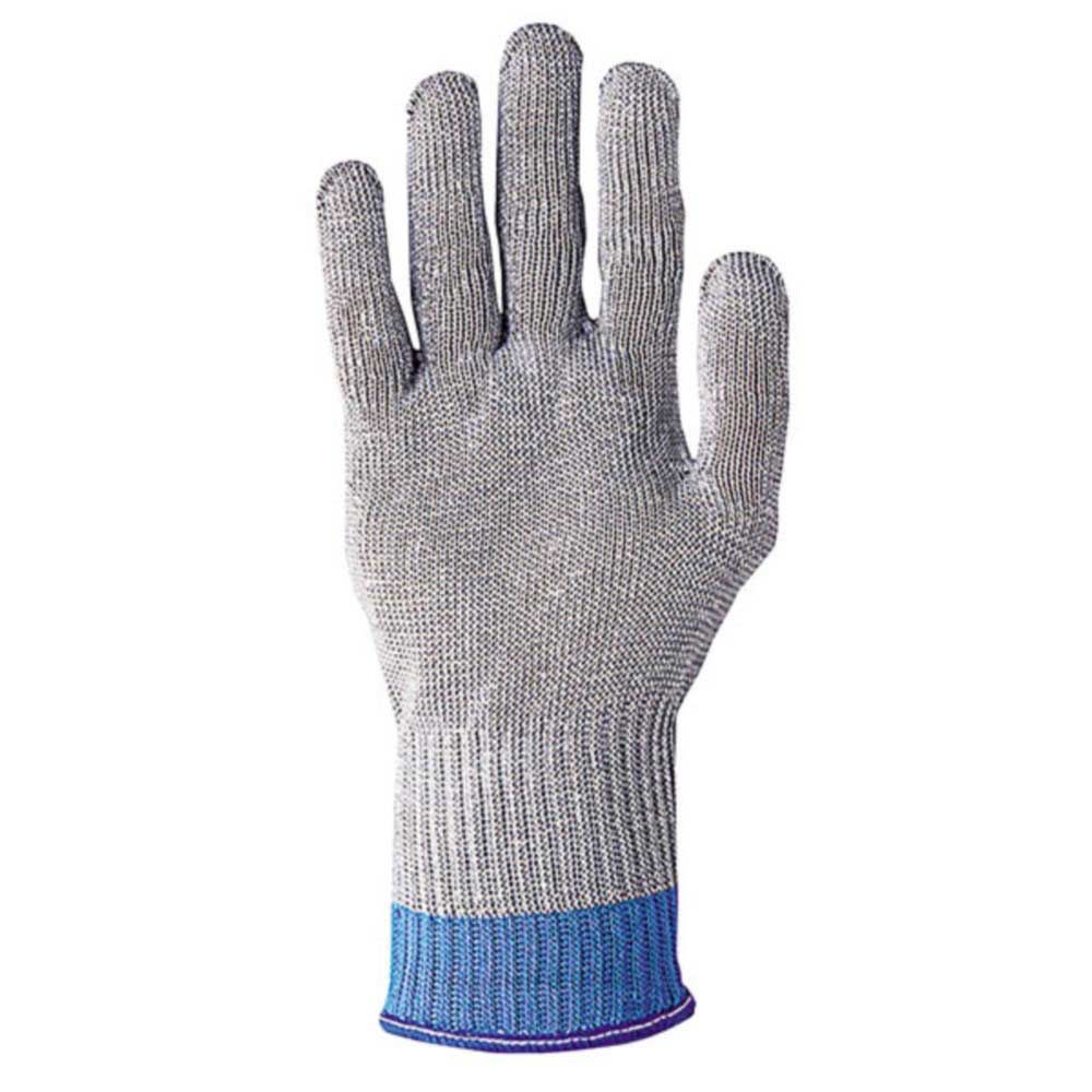 Wells Lamont Industrial Medium Blue Overedge Whizard Silver Talon Cut Resistant Gloves