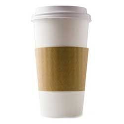Britevision Media Brown Kraft Paper Cup -- 1200 Per Case