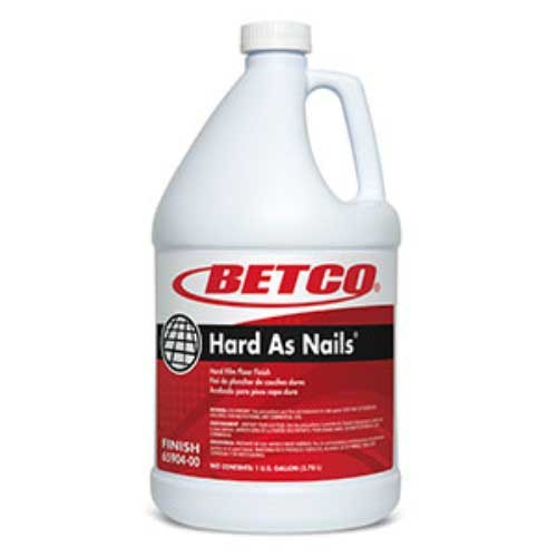 Betco Hard As Nails White Floor Finish, 1 Gallon -- 4 per case
