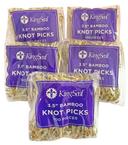 KingSeal Bamboo Knot Pick, 3.5 inch -- 1000 per case