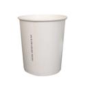 Prime Source White Paper Food Cup with Lid, 32 Ounce Capacity -- 250 per case