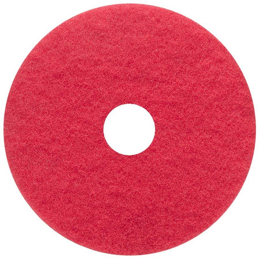 Prime Source Red Spray Buffing Pad, 20 Inch -- 5 Per Case
