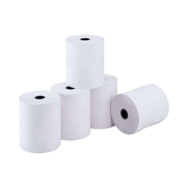 Karat White Thermal Paper Roll, 3 1/8 inch x 220 Feet -- 50 per case