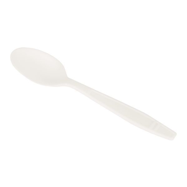 Karat Natural Earth Heavy Weight Bio Based Tea Spoon -- 1000 per case.