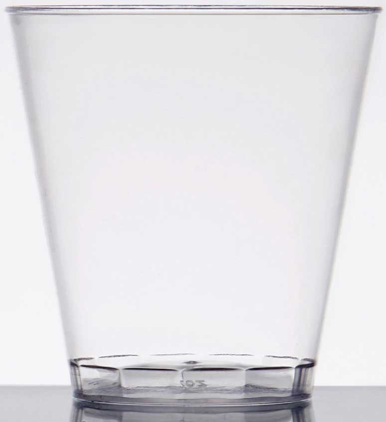 Fineline Plastic Clear Shooter Glass, 2 Ounce -- 2500 Per Case