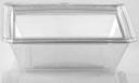 Lacerta Group PETE Clear Tamper Evident Large Square Bowl, 32 Ounce -- 140 per case