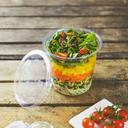 Vegware PLA Round Deli Lid fits 8 to 32 Ounce Container -- 500 per case.