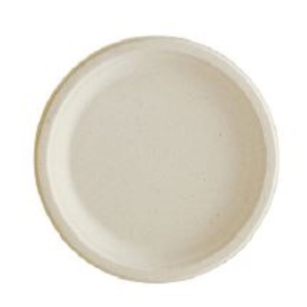 EcoSystems Kraft Formulated Molded Fiber Plate, 9 inch -- 500 per case.