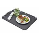 Cambro Camwear Rectangular Smoked Metal Non Skid Tray with Handles, 15 x 20 inch -- 12 per case