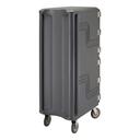 Cambro Non Electric Insulated Tall Charcoal Gray Camcart for Food Storage Boxes with Security Package, 21 1/ x 33 1/4 x 63 3/4 inch