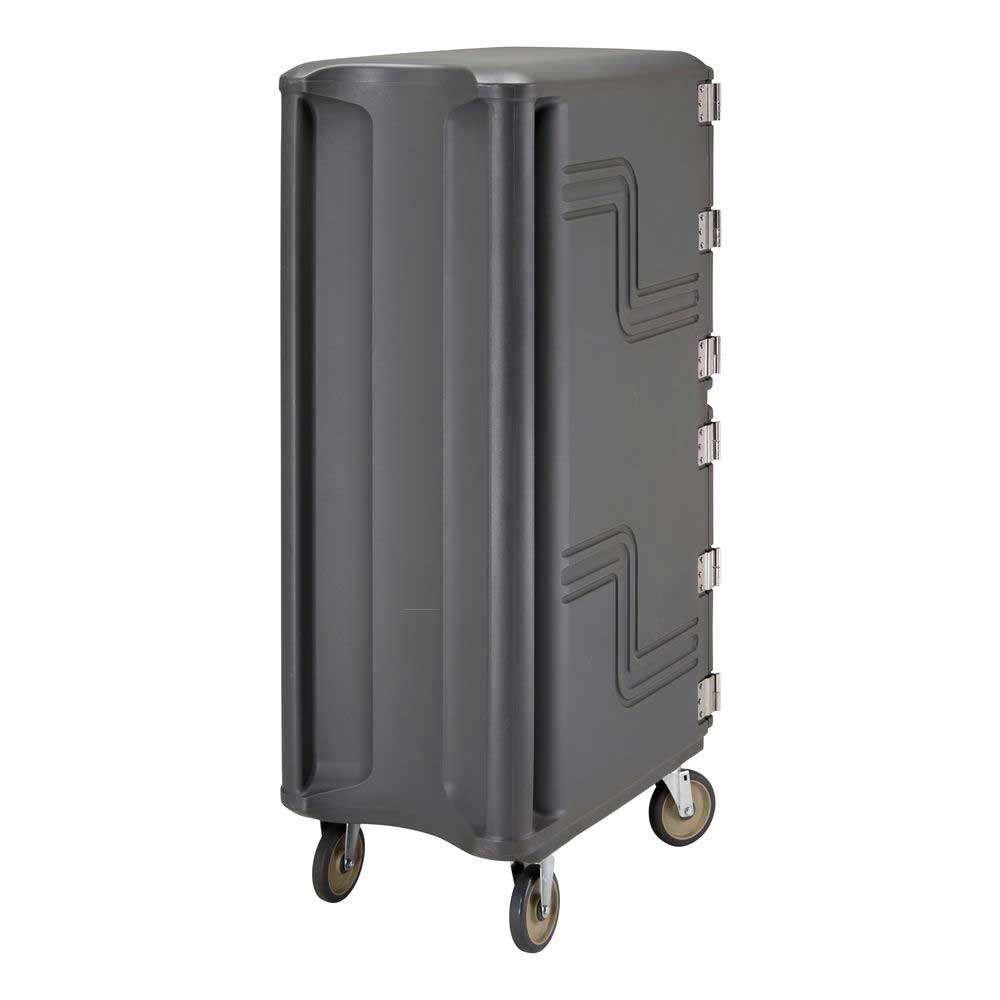 Cambro Non Electric Insulated Tall Charcoal Gray Camcart for Trays and Sheet Pans, 21 1/2 x 33 1/4 x 63 3/4 inch