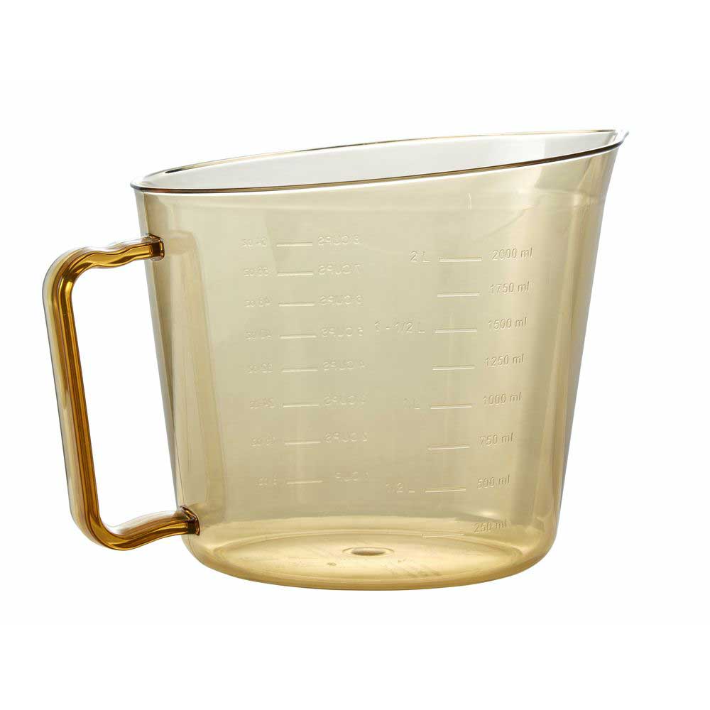 Cambro High Heat Amber Measuring Cup, 2 Quart Capacity