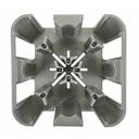 Cambro S Series Speckled Gray Compact Adjustable Dish Caddy, 8 Towers