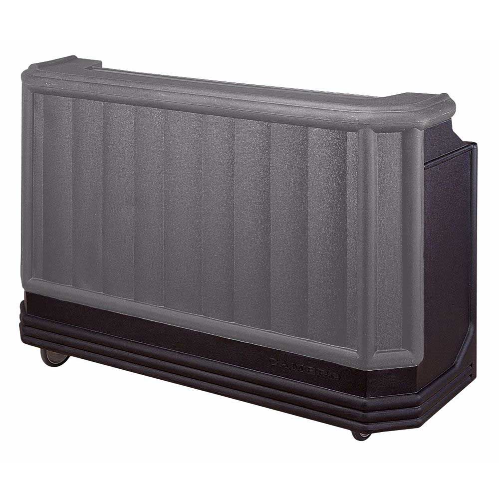 Cambro Cambars 730 Black With Granite Gray Plastic Standard Style Large Portable Beverage Bar, 77 5/8 X 28 1/2 X 47 1/2 Inch