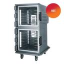 Cambro Camtherm Tall Profile Electric Insulated Granite Gray Hot Food Holding Cabinet with Security Package, 30 1/2 x 39 x 64 3/8 inch