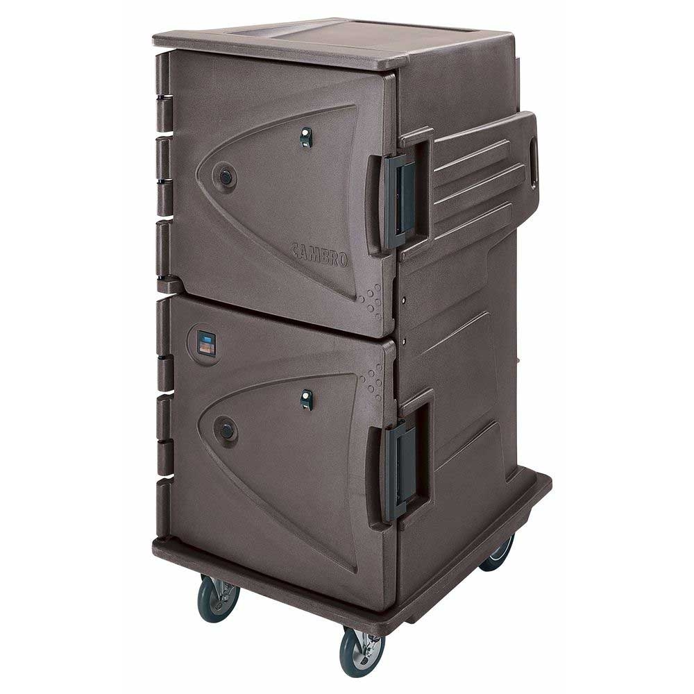 Cambro Camtherm Tall Profile Electric Insulated Granite Sand Hot/Cold Food Holding Cabinet with Security Package, 30 1/2 x 39 x 64 3/8 inch