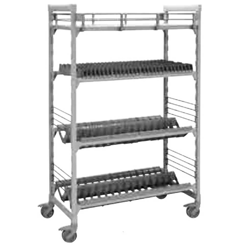 Cambro Premium Speckled Gray Multi Purpose D2 Drying and Storage Rack, 24 x 36 x 75 inch
