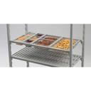 Cambro Speckled Gray Angled Divider Bar for 24 inch Deep Premium Camshelving Shelf -- 4 per case