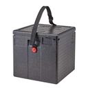 Cambro Cam GoBox Black Insulated Top Loading Milk Crate Box Carrier, 13 x 13 x 11 inch Capacity