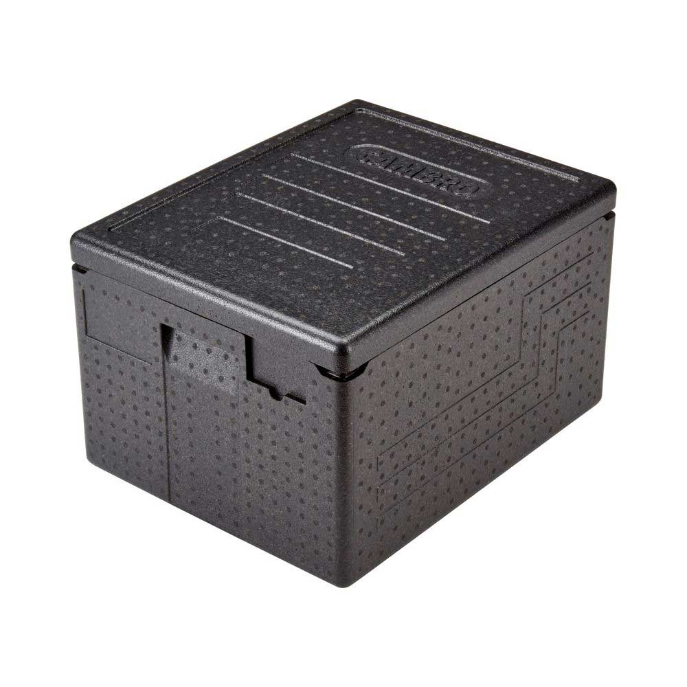Cambro Cam GoBox Black Insulated Carrier For Meal Tray, 20.5 x 16.23 x 12.63 inch