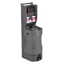 Cambro Charcoal Gray Mobile Handwash Station, 21.1 x 19 x 63.6 inch