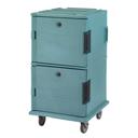 Cambro Non Electric Insulated Gasketless Slate Blue Ultra Food Pan Camcart with Security Package, 28 1/8 x 53 1/4 x 32 1/4 inch