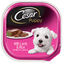 Cesar Puppy Canine Cuisine with Lamb and Rice Dog Food, 3.5 Ounce -- 24 per case.