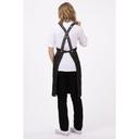 Chef Works Black Berkeley Snap Bib Apron for Unisex