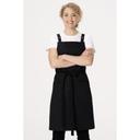 Chef Works Black Lockharte Bib Canvas Apron for Unisex, 33.5 inch Long X 31.5 inch Wide