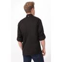 Chef Works Black 5XL Modern Fit Hartford Chef Coat for Men