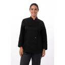 Chef Works Black Extra Small Classic Fit Le Mans Chef Coat for Women
