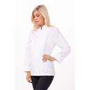 Chef Works White Medium Modern Fit Lansing Chef Coat for Women