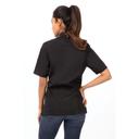 Chef Works Black Medium Modern Fit Springfield Chef Coat for Women