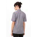Chef Works Grey 3XL Modern Fit Springfield Chef Coat for Women
