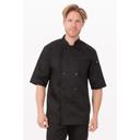 Chef Works Black Extra Small Classic Fit Chambery Chef Coat for Unisex