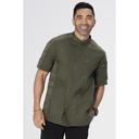 Chef Works Olive Large Mojave Short Sleeve Chef Coat for Men