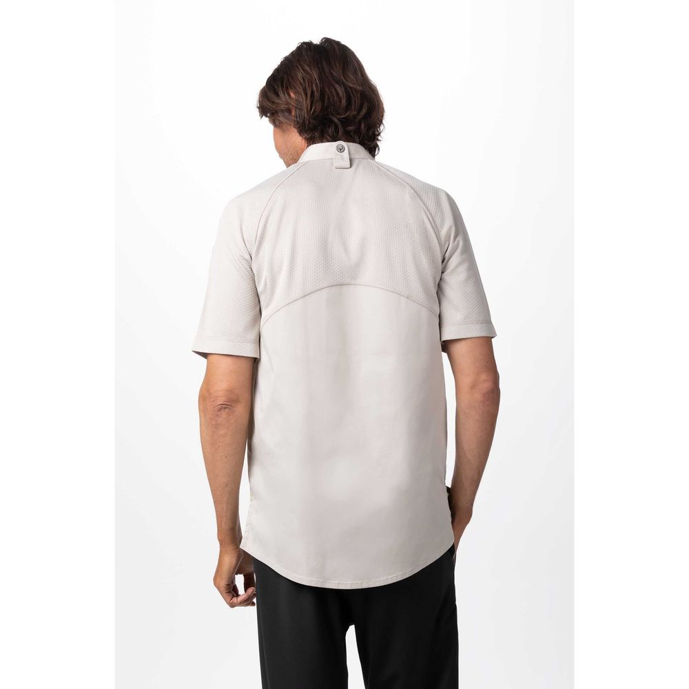 Chef Works Natural Extra Large Modern Fit Varkala Chef Coat for Men