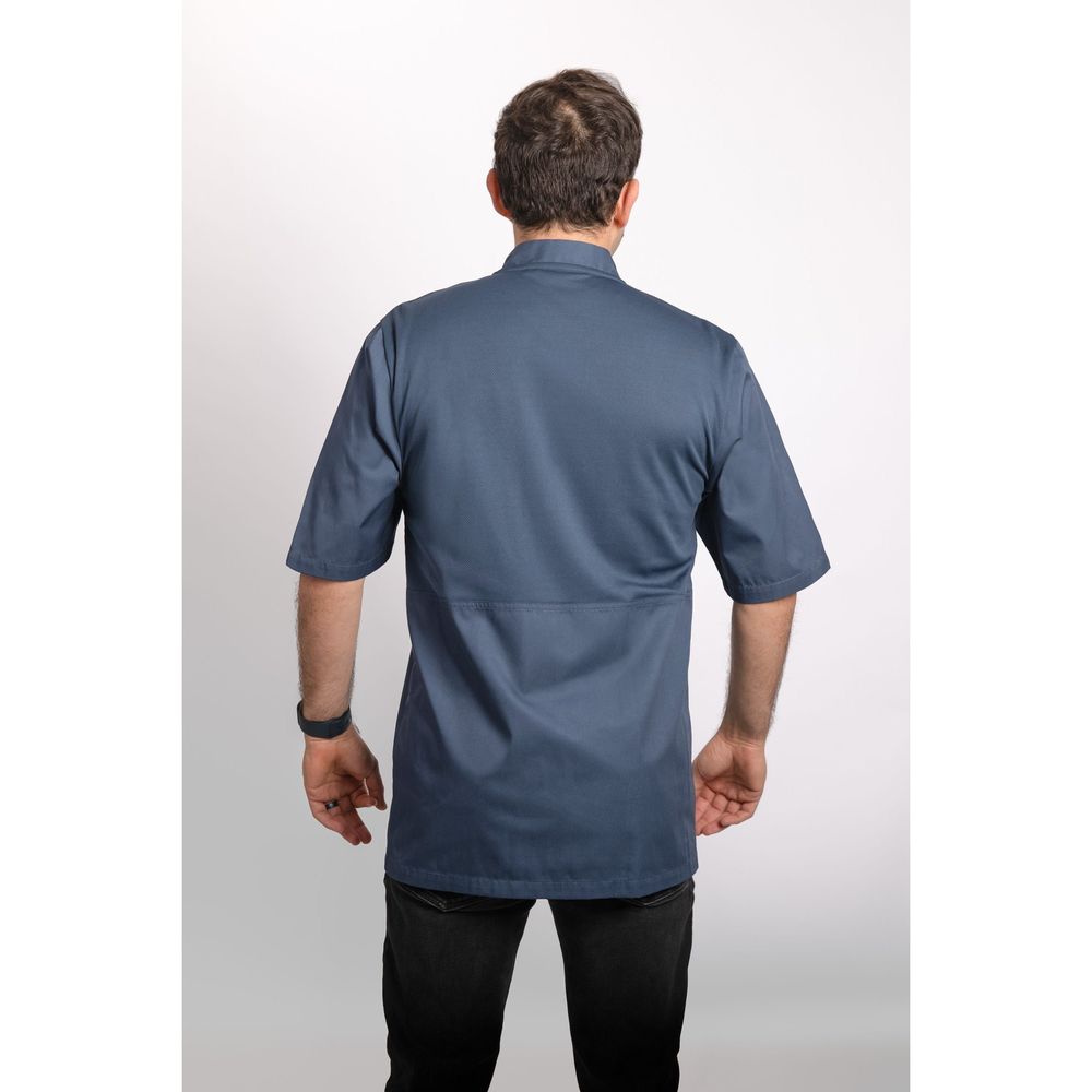 Chef Works Blue 5XL Classic Fit Montreal Cool Vent Chef Coat