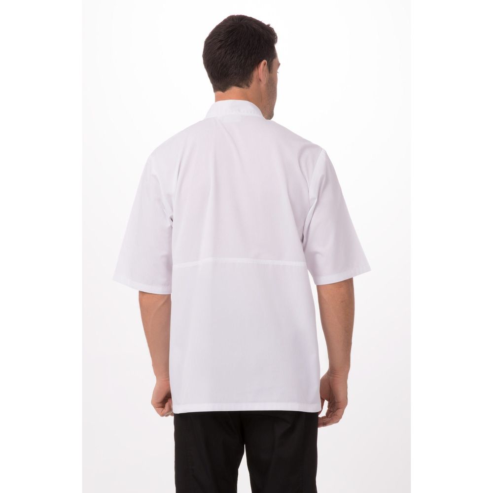 Chef Works White 3XL Classic Fit Montreal Cool Vent Chef Coat