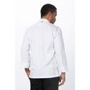 Chef Works White Large Sustainable Hartford Modern Fit Sustainable Hartford Chef Coat for Unisex